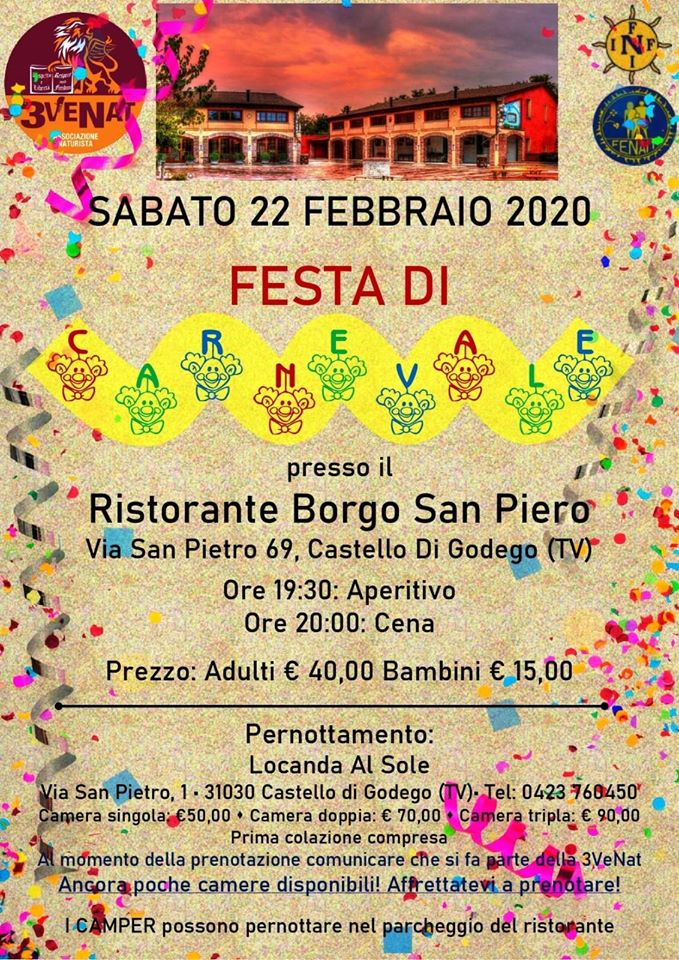 3VENAT - Festa di Carnevale 3VENAT - Festa di Carnevale - Fenait